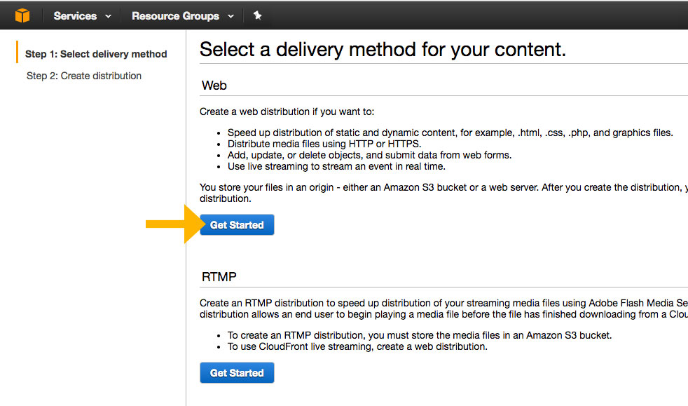 select-create-a-web-distribution